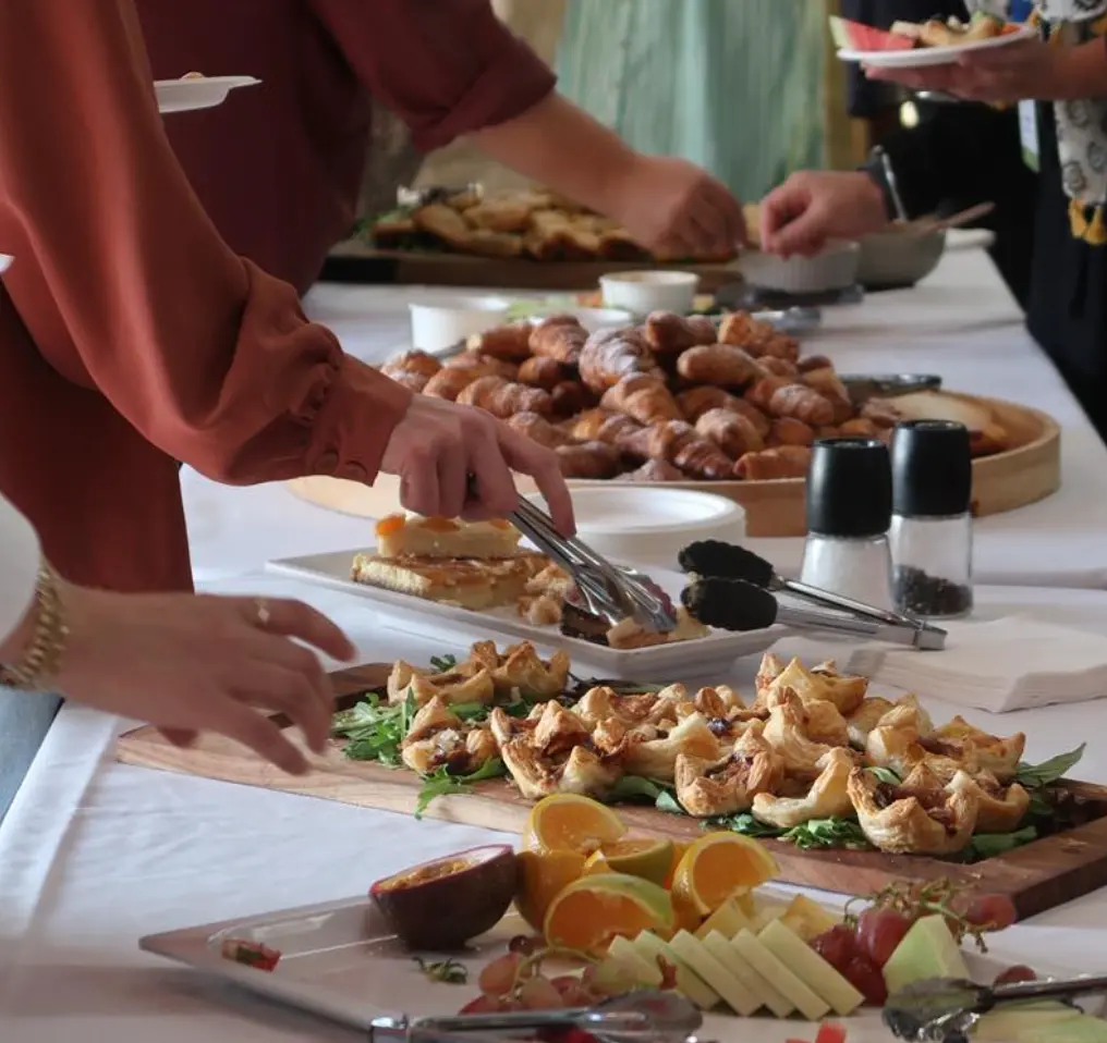 food on the table